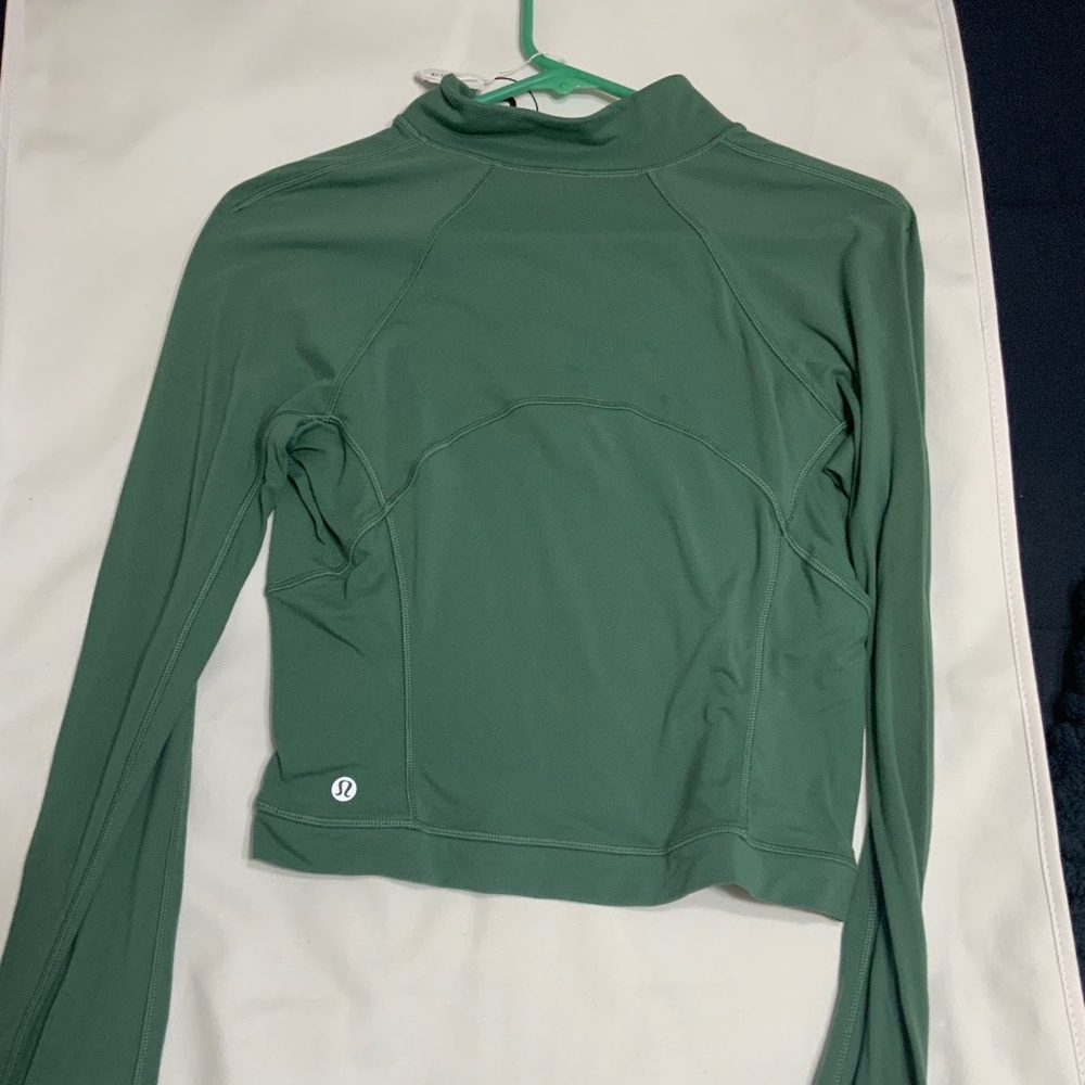 Lululemon  Green  Quarter Zip Align